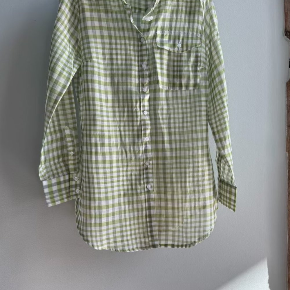 NY&CO shirt, silk/cotton size S